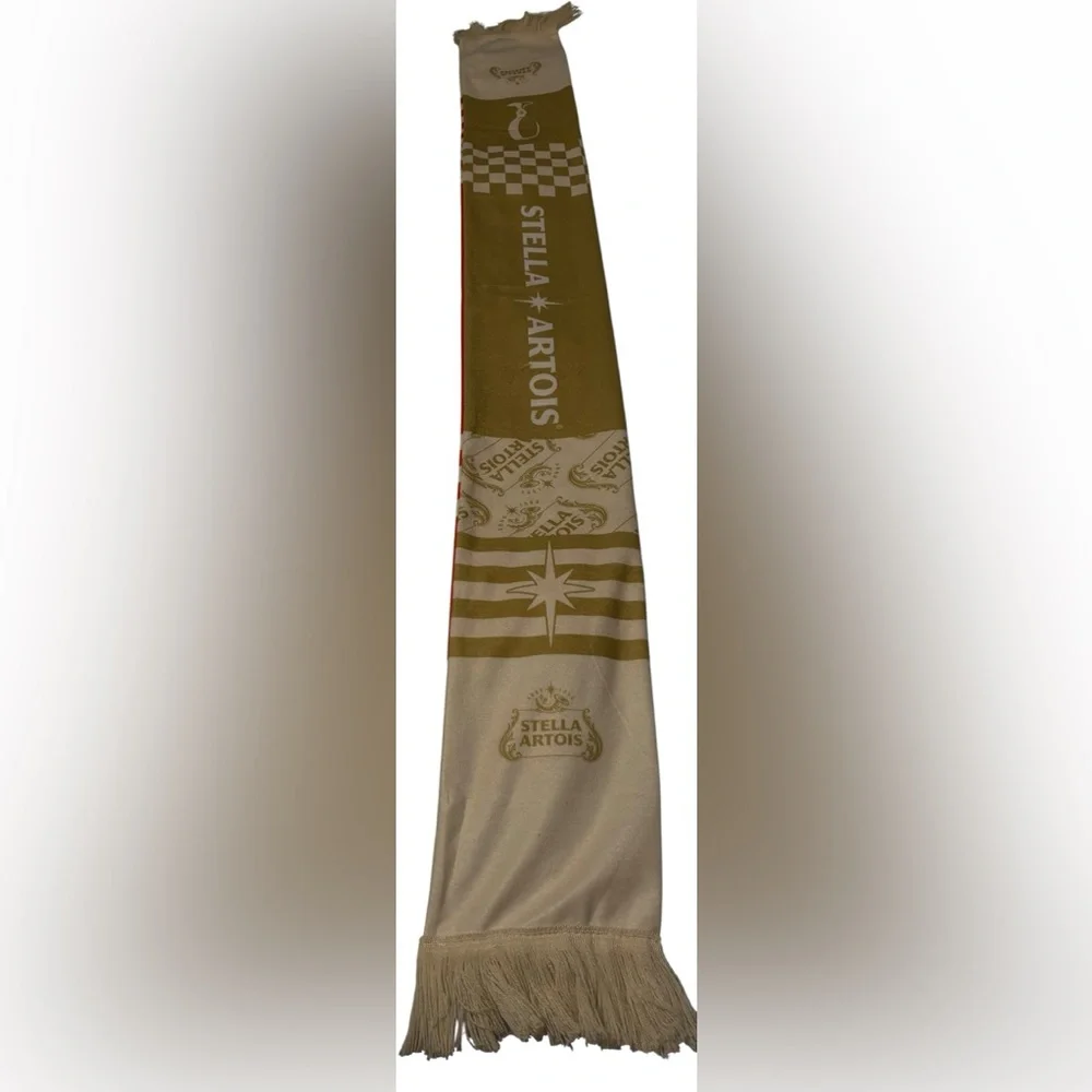 Stella Artois reversible scarf.